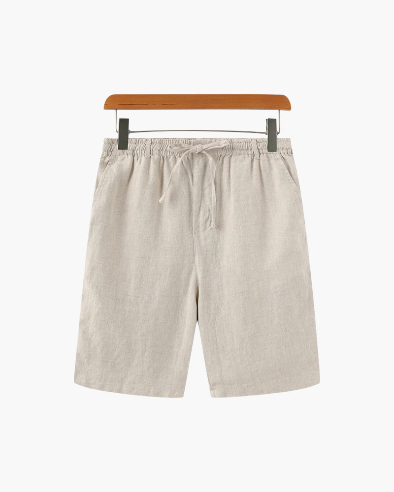 CASABLANCA - SHORTS DE LINO PREMIUM