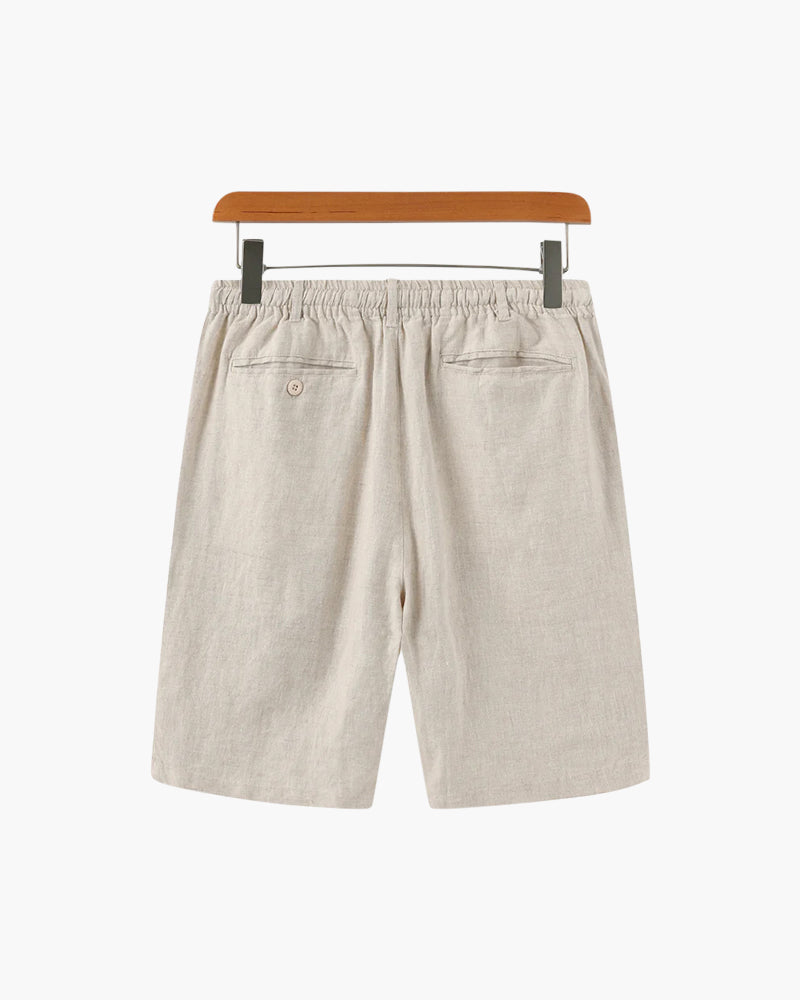 CASABLANCA - SHORTS DE LINO PREMIUM