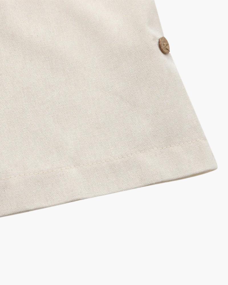 CASABLANCA - LINEN POLO