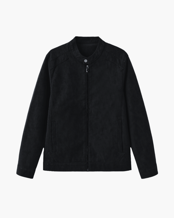 CHAQUETA DE CUERO DE ANTE ESTATE