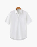 CASABLANCA - LINEN POLO