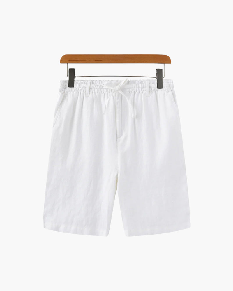 CASABLANCA - SHORTS DE LINO PREMIUM
