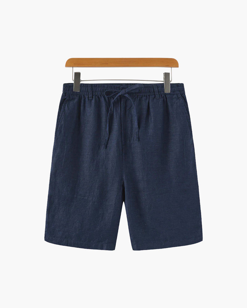 CASABLANCA - SHORTS DE LINO PREMIUM